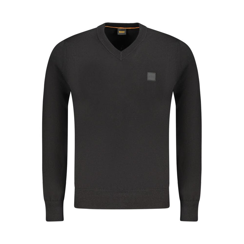 Black Cotton Sweater