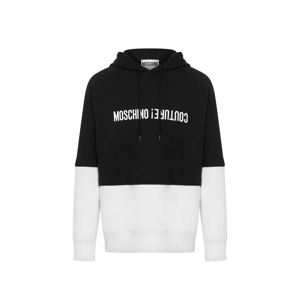 Cotton Hooded Sweatshirt-Moschino-LabelTerrace.com