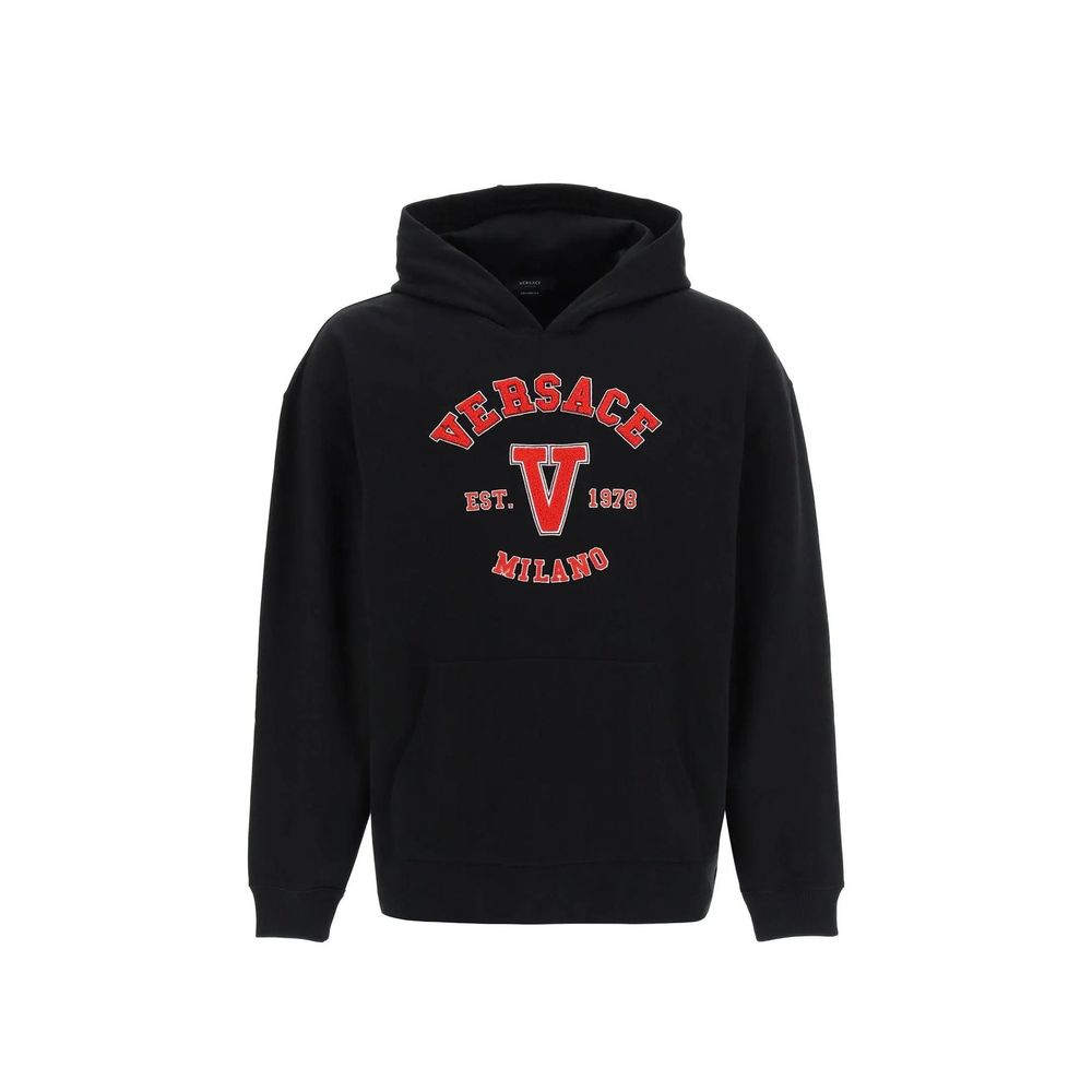 Varsity Hooded Sweatshirt-Versace-LabelTerrace.com