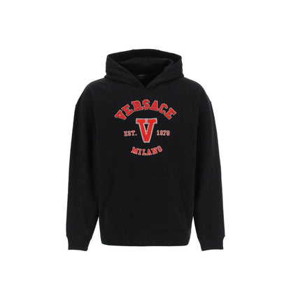 Varsity Hooded Sweatshirt-Versace-LabelTerrace.com