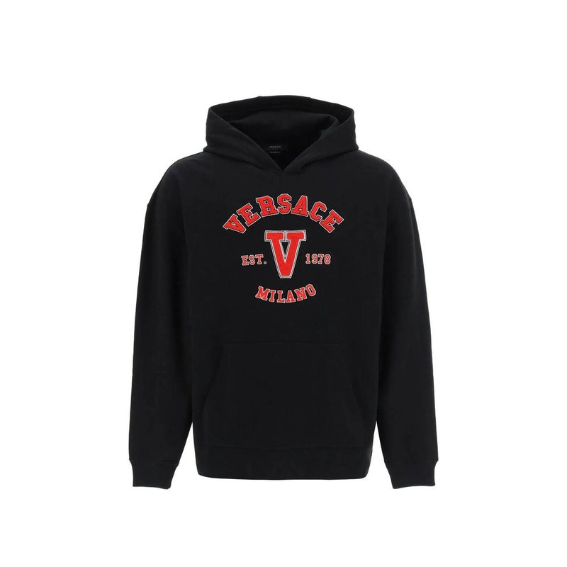 Varsity Hooded Sweatshirt-Versace-LabelTerrace.com