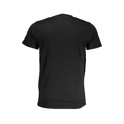 Black Cotton T-Shirt-Cavalli Class-LabelTerrace.com
