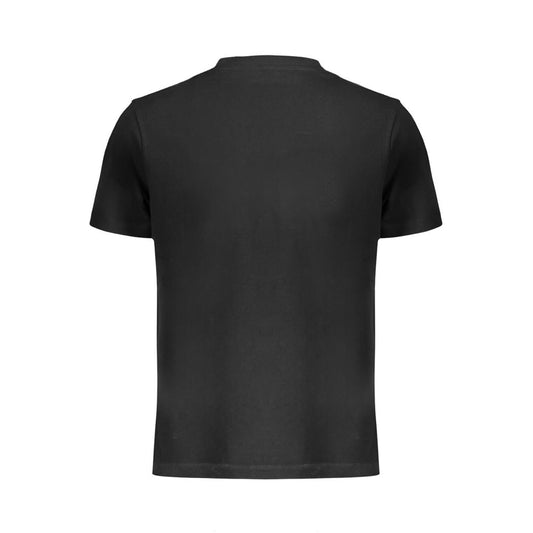 Black Cotton T-Shirt-Lee-LabelTerrace.com