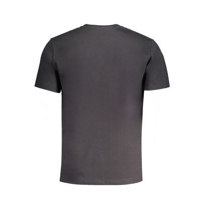 Black Cotton T-Shirt-Pepe Jeans-LabelTerrace.com