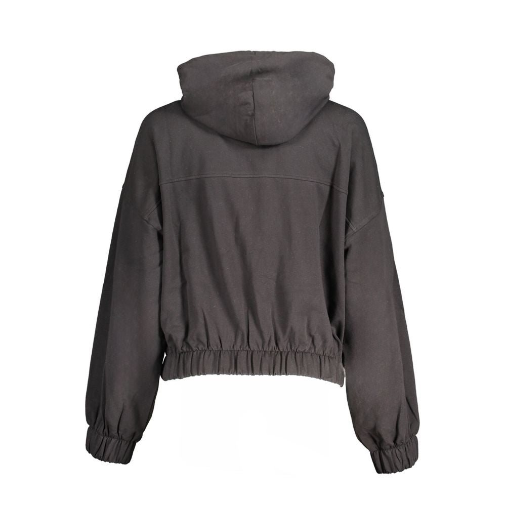 Black Cotton Women Sweater-Tommy Hilfiger-LabelTerrace.com