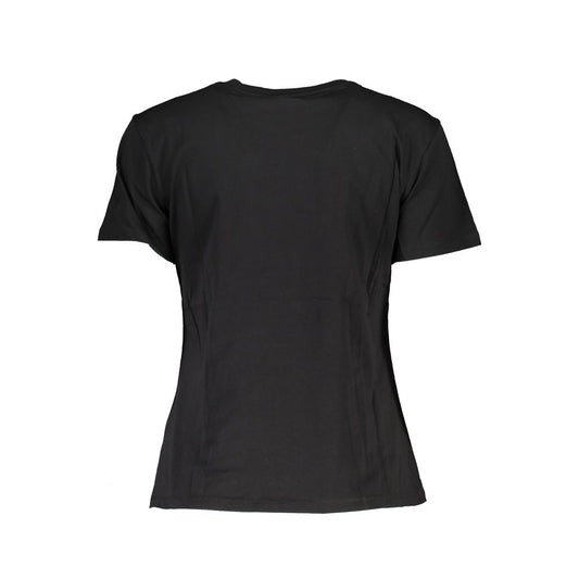 Black Cotton Women T-Shirt-Patrizia Pepe-LabelTerrace.com