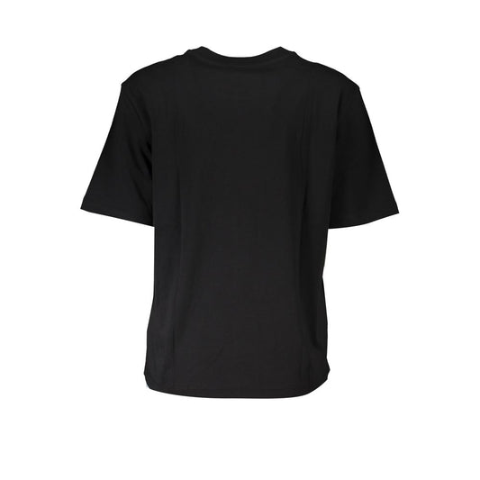 Black Cotton Women T-Shirt-Patrizia Pepe-LabelTerrace.com
