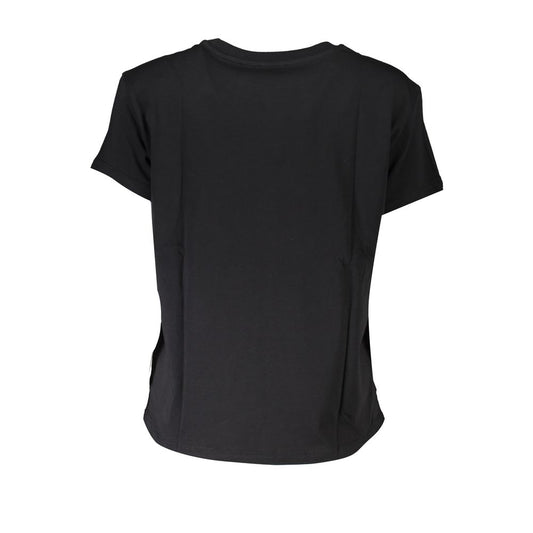 Black Cotton Women T-Shirt-Patrizia Pepe-LabelTerrace.com
