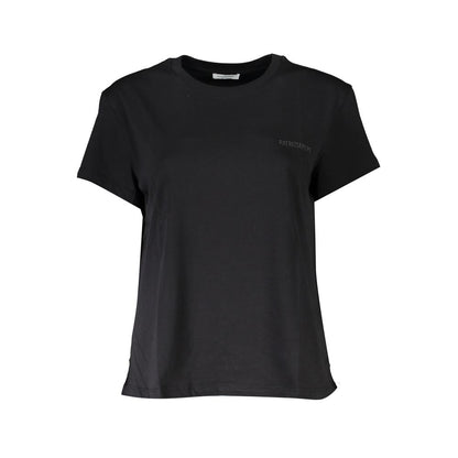 Black Cotton Women T-Shirt-Patrizia Pepe-LabelTerrace.com
