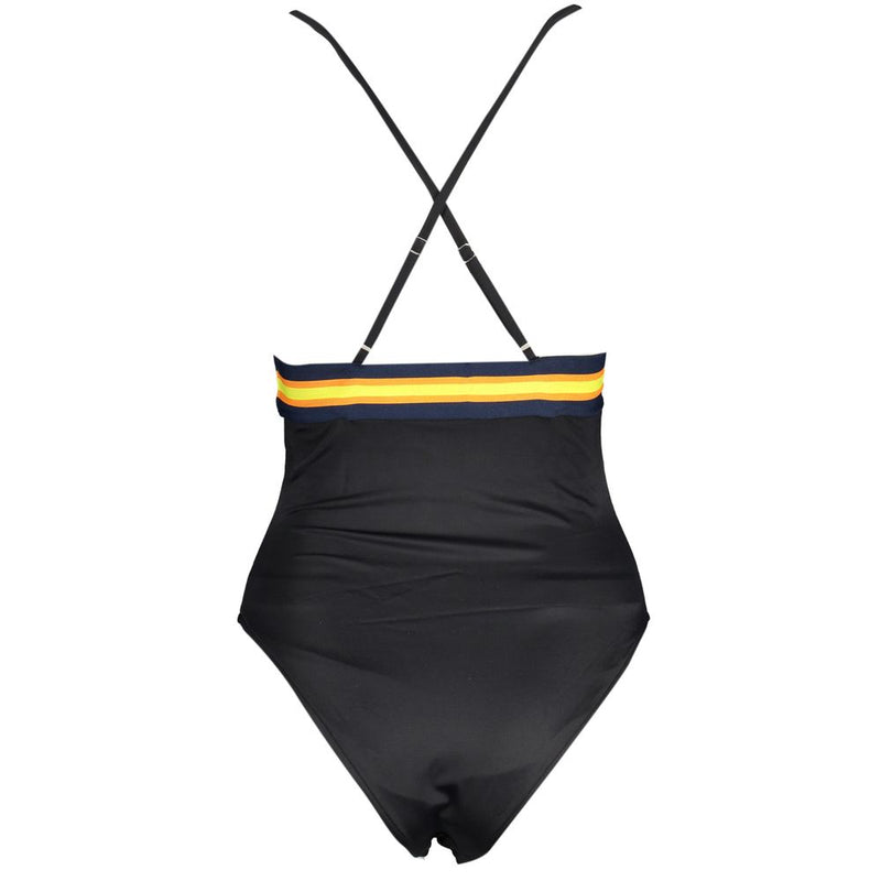 Black Elastane Swimwear-K-WAY-LabelTerrace.com