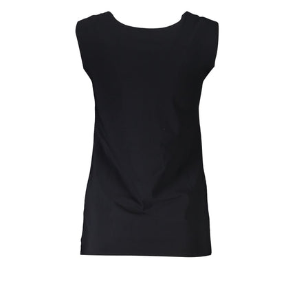 Black Elastane Tank Top-Patrizia Pepe-LabelTerrace.com