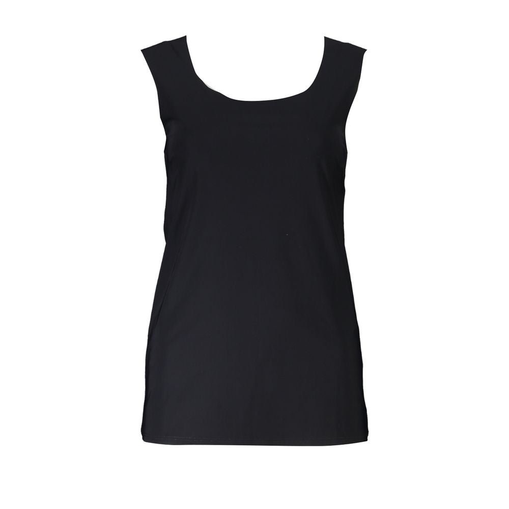 Black Elastane Tank Top-Patrizia Pepe-LabelTerrace.com