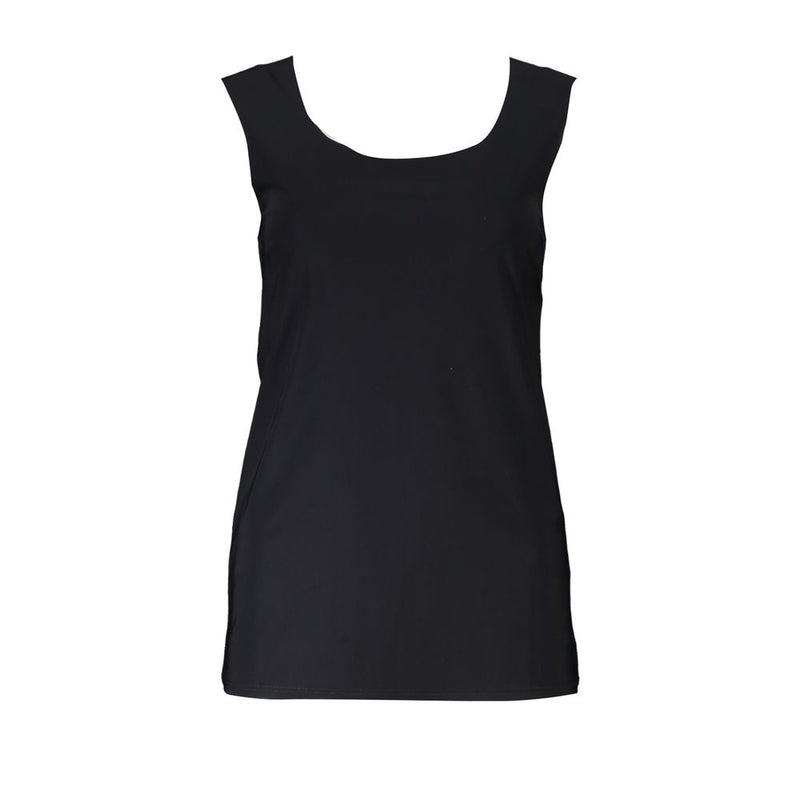 Black Elastane Tank Top-Patrizia Pepe-LabelTerrace.com