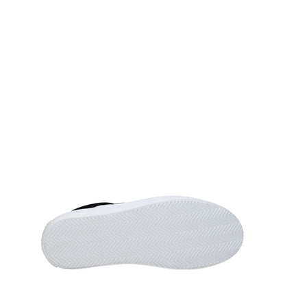 Black Fabric Slip-On Loafers-Marcelo Burlon-LabelTerrace.com