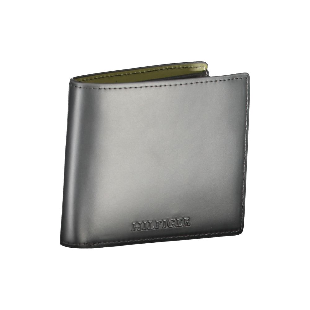 Black Leather Wallet-Tommy Hilfiger-LabelTerrace.com