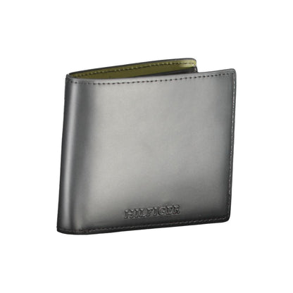 Black Leather Wallet-Tommy Hilfiger-LabelTerrace.com