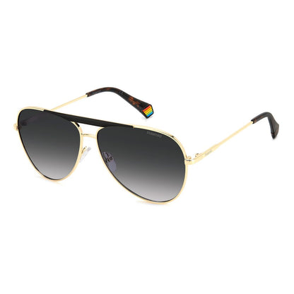 Black Metal Sunglasses-Polaroid-LabelTerrace.com
