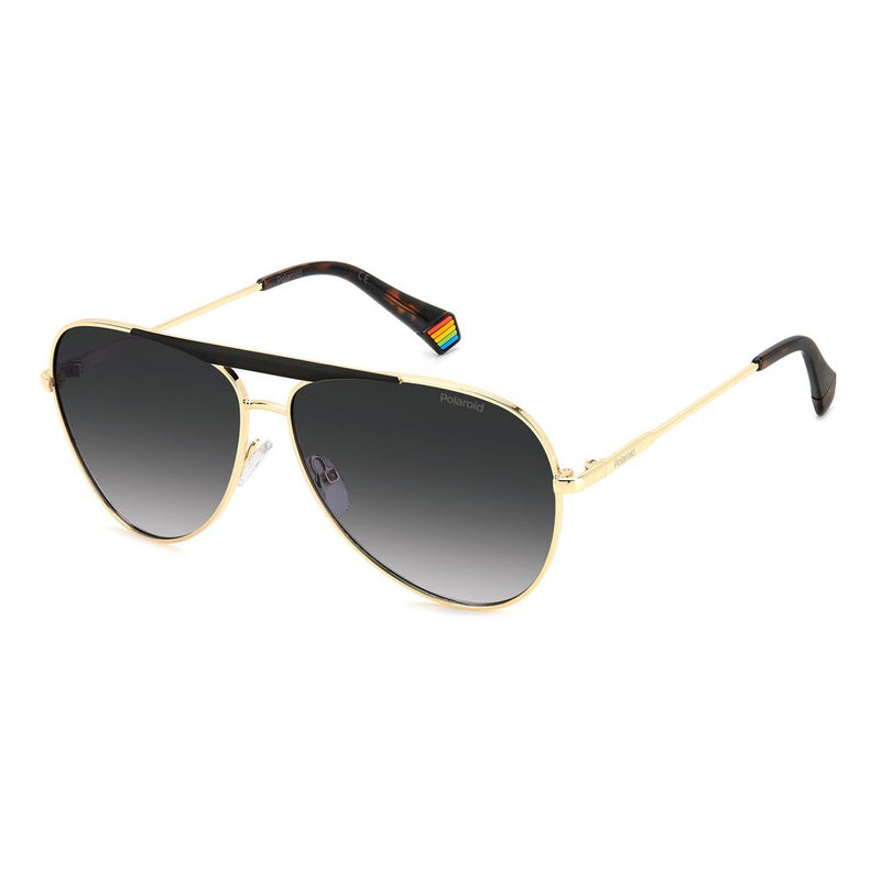 Black Metal Sunglasses-Polaroid-LabelTerrace.com