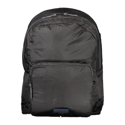 Black Nylon Backpack-Tommy Hilfiger-LabelTerrace.com