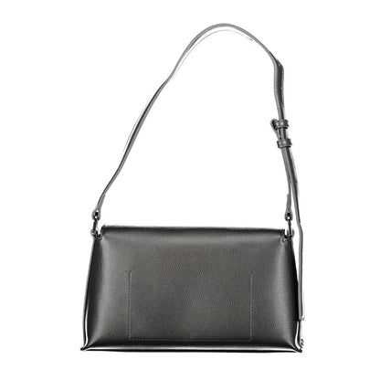 Black Polyester Handbag-Calvin Klein-LabelTerrace.com