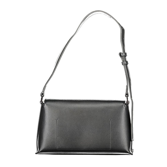 Black Polyester Handbag-Calvin Klein-LabelTerrace.com