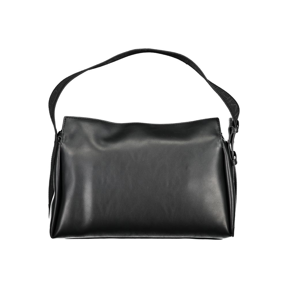 Black Polyester Handbag-Calvin Klein-LabelTerrace.com