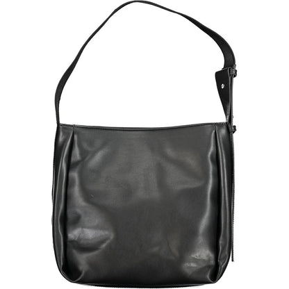 Black Polyester Handbag-Calvin Klein-LabelTerrace.com