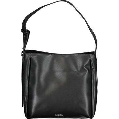 Black Polyester Handbag-Calvin Klein-LabelTerrace.com