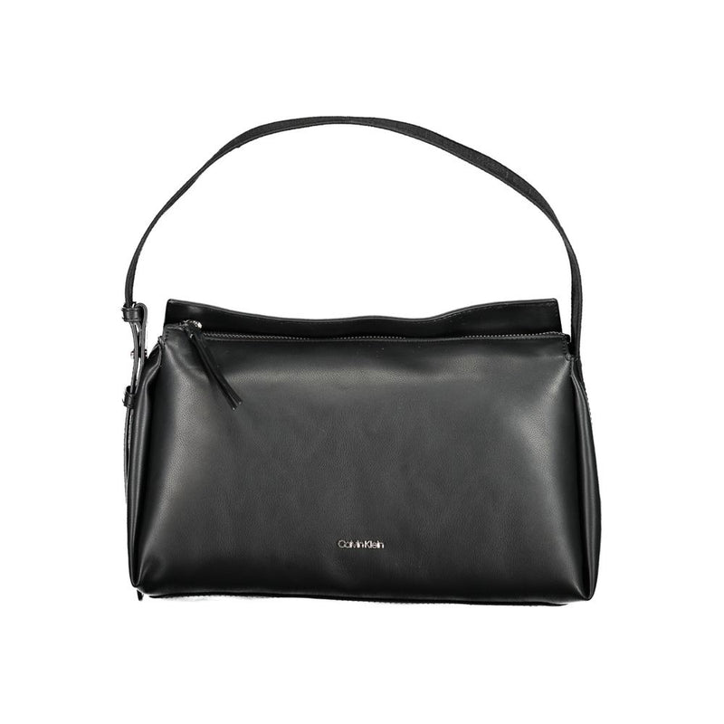Black Polyester Handbag-Calvin Klein-LabelTerrace.com