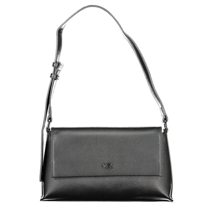 Black Polyester Handbag-Calvin Klein-LabelTerrace.com