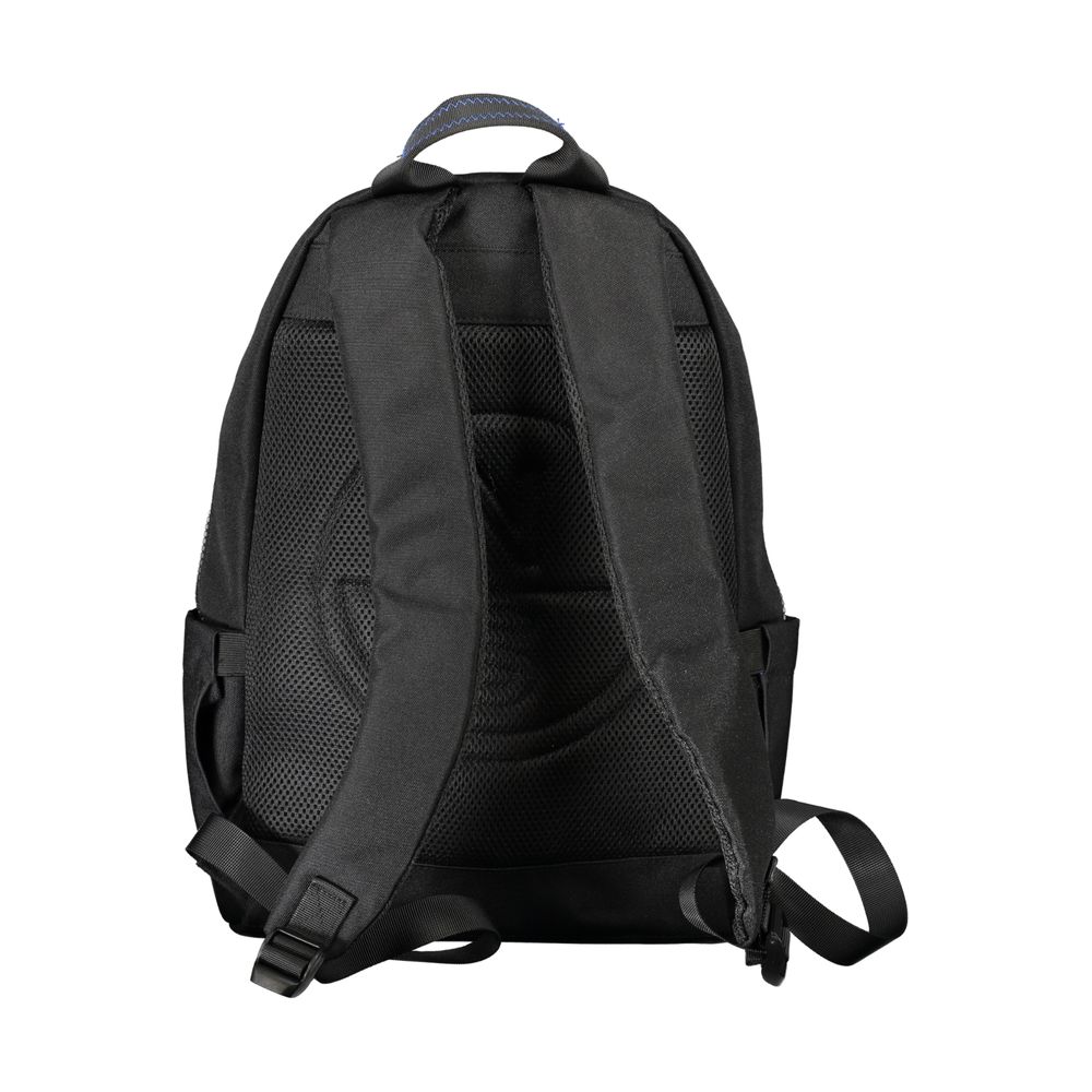 Black Polyester Men Backpack-North Sails-LabelTerrace.com