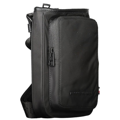 Black Polyester Men Shoulder Bag-Tommy Hilfiger-LabelTerrace.com