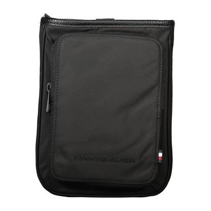 Black Polyester Men Shoulder Bag-Tommy Hilfiger-LabelTerrace.com