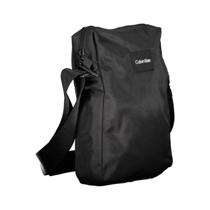 "Black Polyester Mens Shoulder Bag"-Calvin Klein-LabelTerrace.com