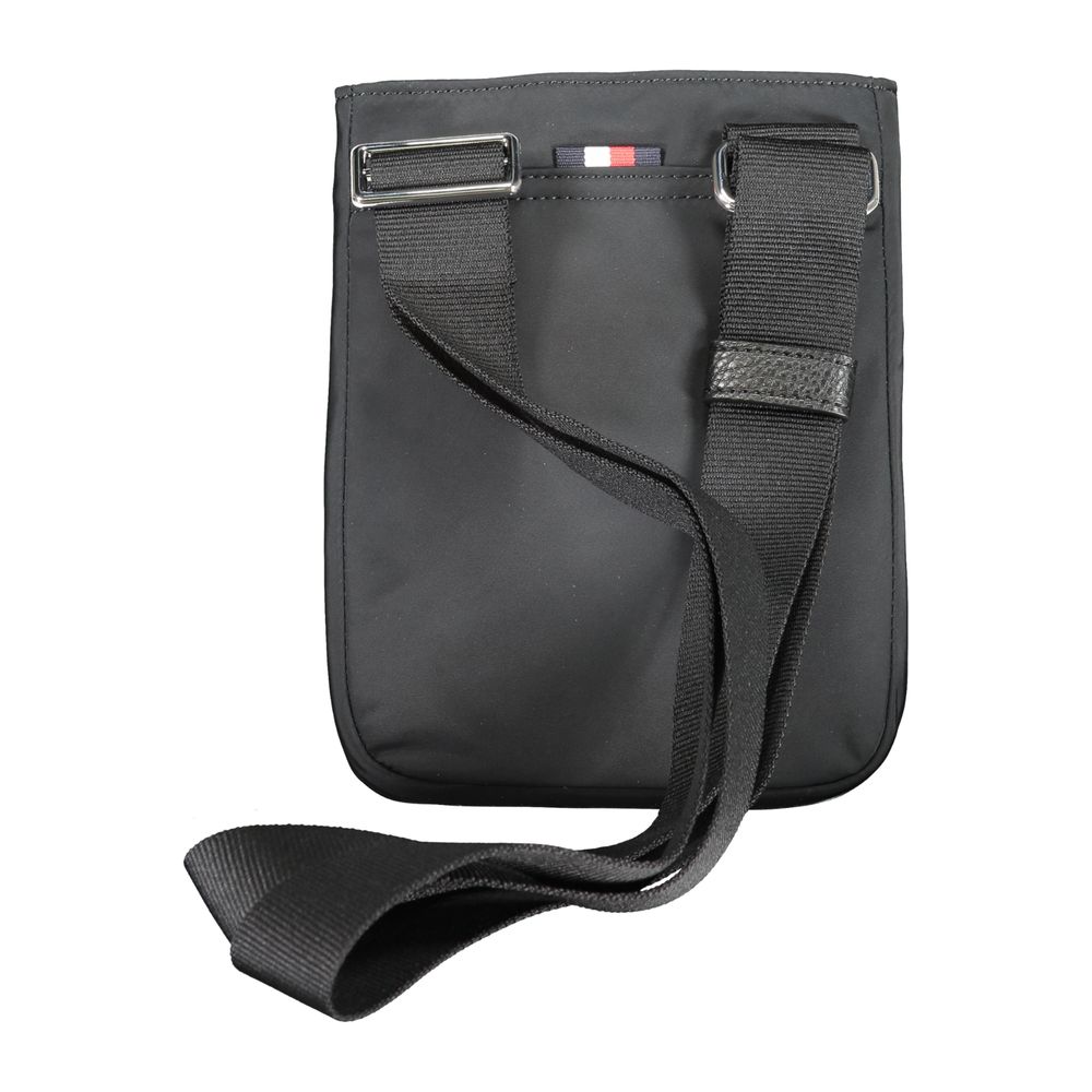 Black Polyester Shoulder Bag-Tommy Hilfiger-LabelTerrace.com
