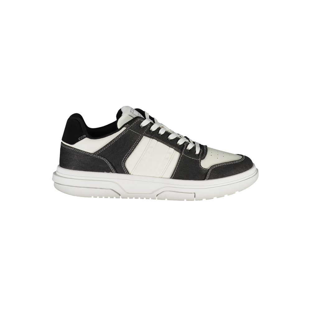 Black Polyester Sneaker-Tommy Hilfiger-LabelTerrace.com