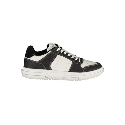 Black Polyester Sneaker-Tommy Hilfiger-LabelTerrace.com