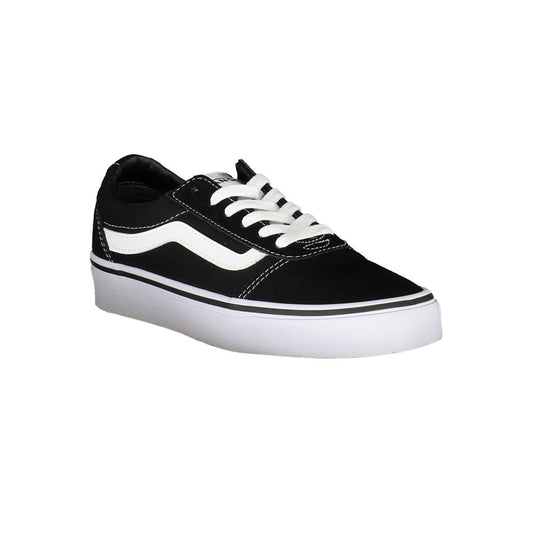 Black Polyester Sneaker-Vans-LabelTerrace.com