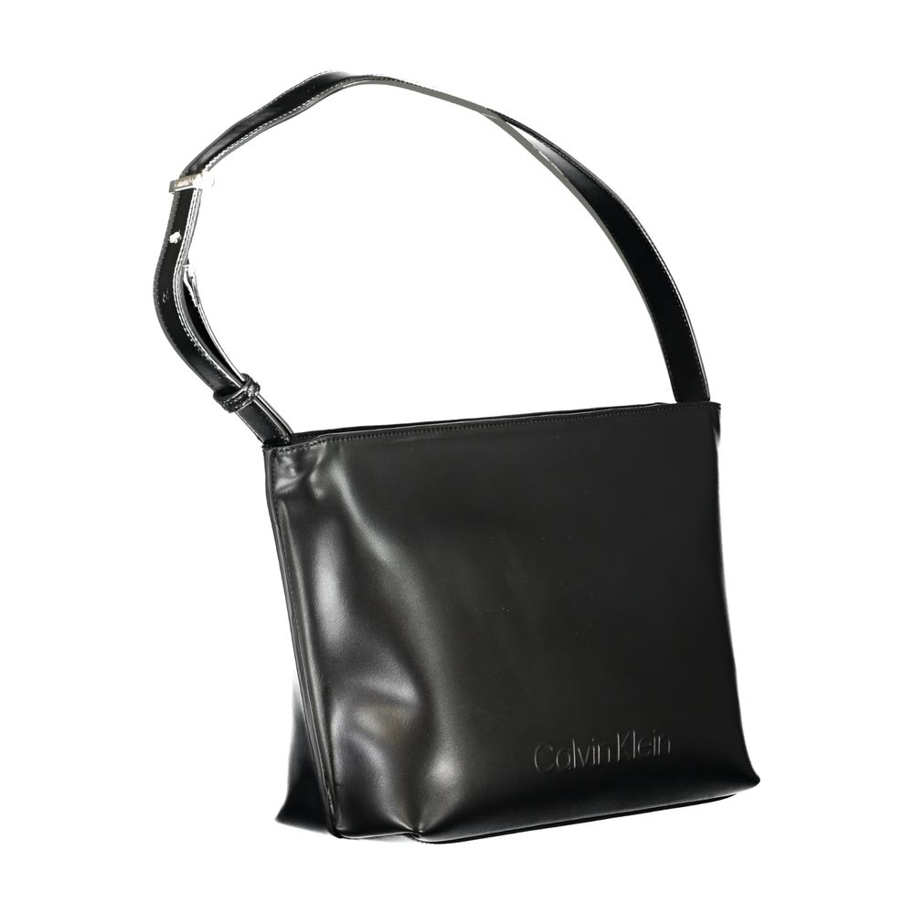 Black Polyester Women Handbag-Calvin Klein-LabelTerrace.com