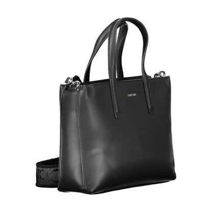 Black Polyester Women Handbag-Calvin Klein-LabelTerrace.com