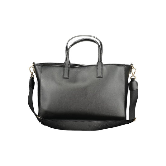 Black Polyester Women Handbag-Tommy Hilfiger-LabelTerrace.com