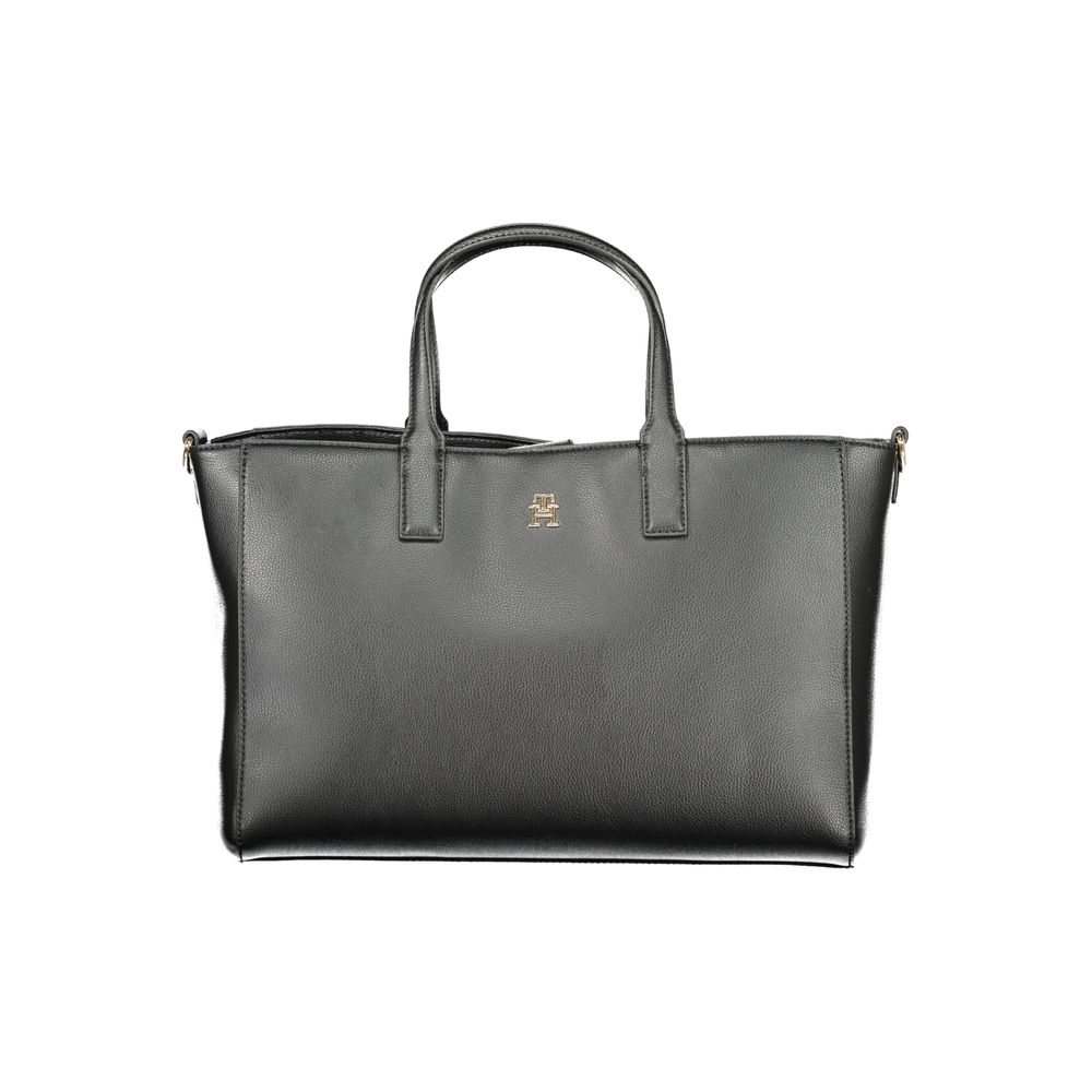 Black Polyester Women Handbag-Tommy Hilfiger-LabelTerrace.com