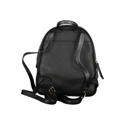 Black Polyethylene Backpack-Mario Valentino-LabelTerrace.com