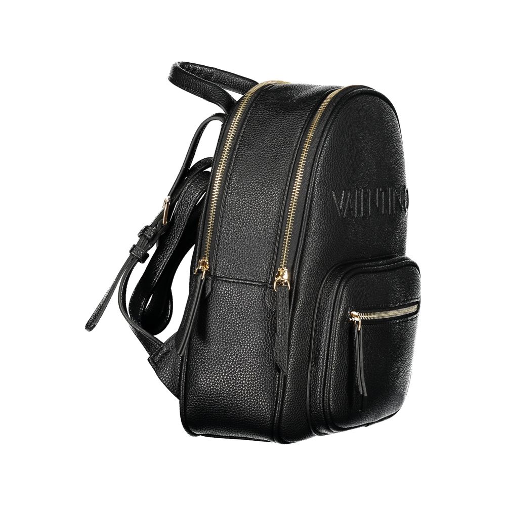 Black Polyethylene Backpack-Mario Valentino-LabelTerrace.com