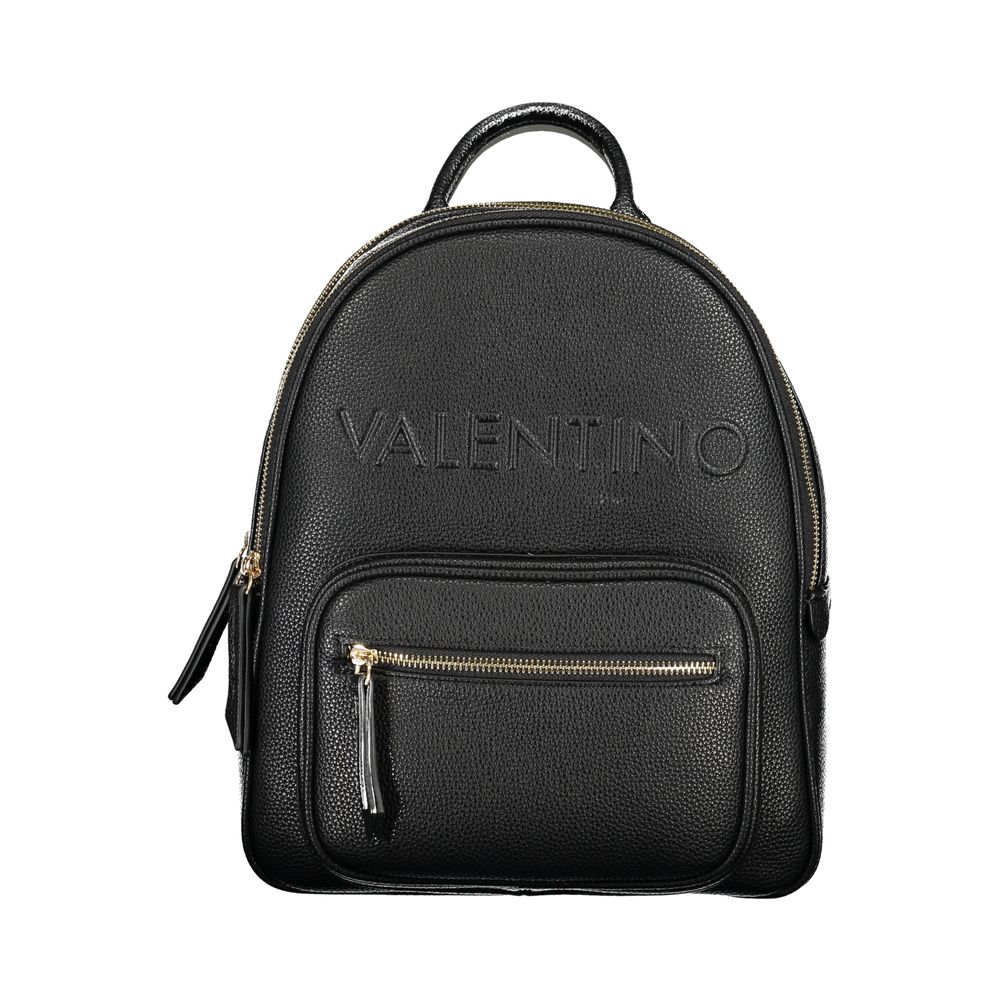 Black Polyethylene Backpack-Mario Valentino-LabelTerrace.com