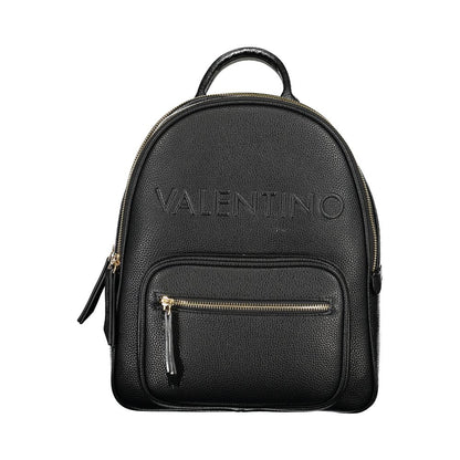 Black Polyethylene Backpack-Mario Valentino-LabelTerrace.com