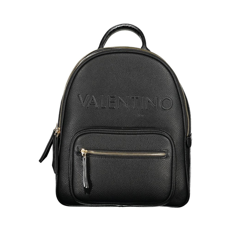 Black Polyethylene Backpack-Mario Valentino-LabelTerrace.com