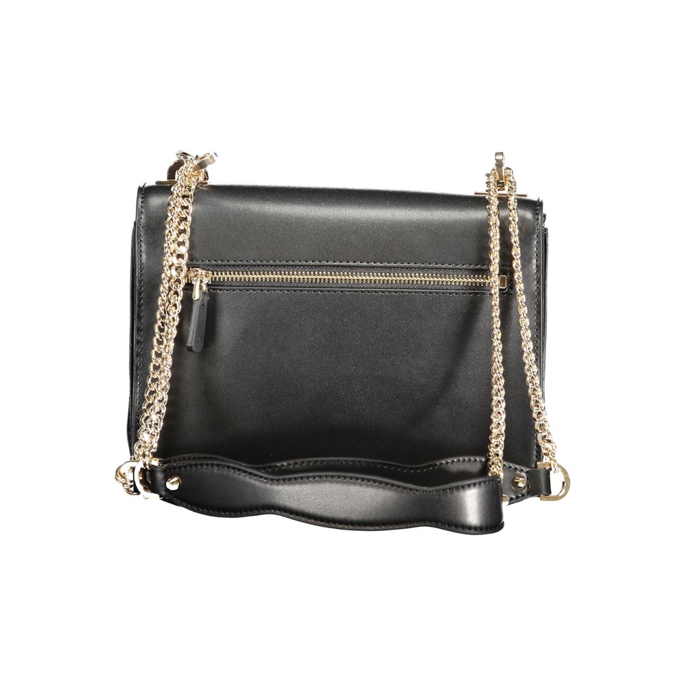 Black Polyethylene Handbag-Guess Jeans-LabelTerrace.com