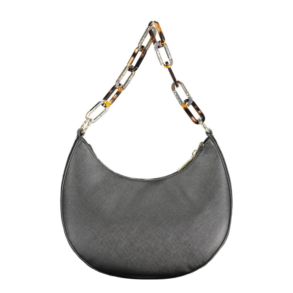 Black Polyethylene Handbag-Mario Valentino-LabelTerrace.com