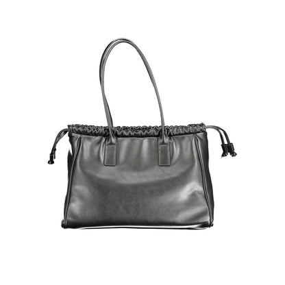 Black Polyethylene Handbag-Mario Valentino-LabelTerrace.com